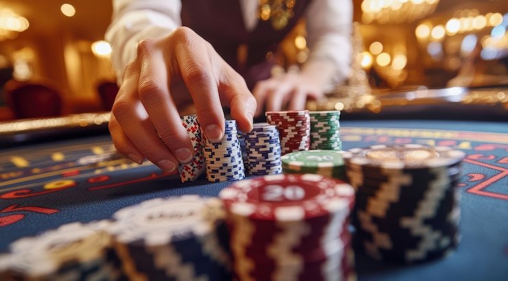 Pengguna melihat menu metode setoran minimal di aplikasi rvip2
